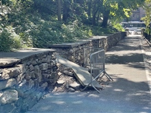 Collapsed Retaining Wall